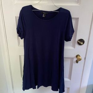 Forever 21 Women’s Blue T-Shirt Dress, Size M
